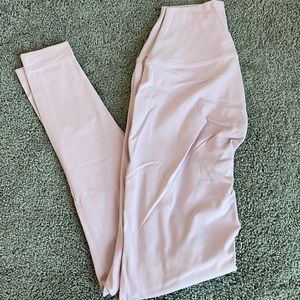 Pink set active leggings size small